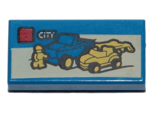 LEGO 3069bpb0387 1x2 TILE CITY BUGGY NOVINKA (1g)