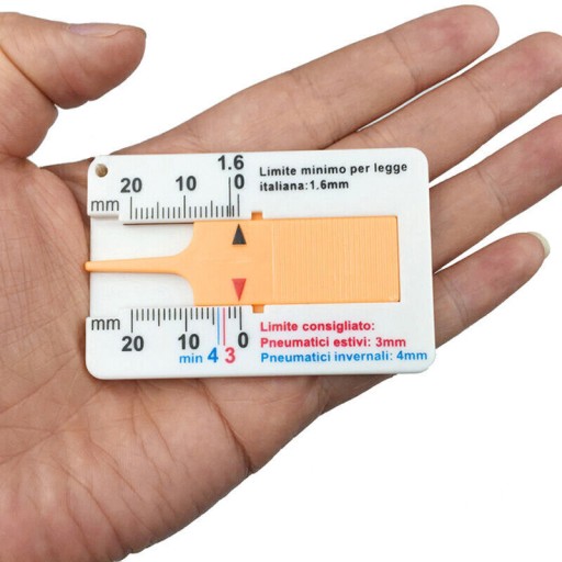 TESTOVACÍ MERAČ HĹBKOVÉ MERANIE VÝŠKY BEZÉNU INDIKÁTOR OPOTREBENIA PNEUMATÍK