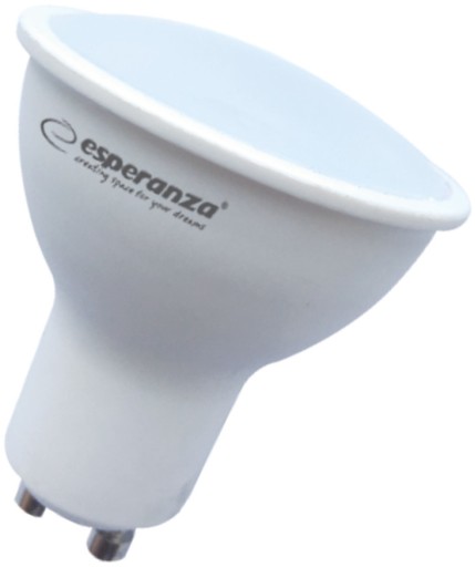 GU10 LED ŽIAROVKA, TEPLO BIELA, ÚSPORA ENERGIE, 6W