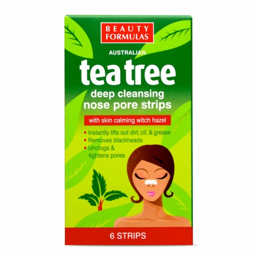 Tea Tree hĺbkovo čistiace pásiky na nos 6 ks.