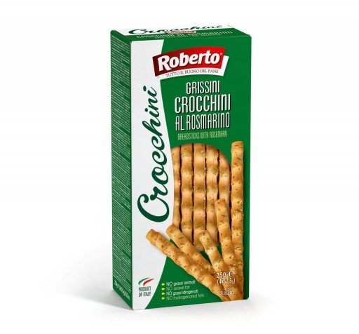 ROBERTO Grissini Crocchini soľ s rozmarínom 250 g