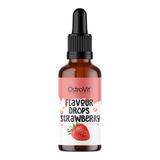 OstroVit Flavor Drops Strawberry Flavor 30 ml BEZ CUKRU