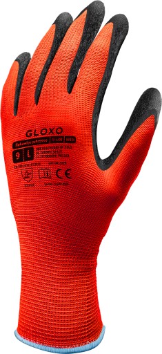 12 párov pevných PRACOVNÝCH RUKAVIC ČERVENÉ LATEXOVÉ OCHRANNÉ RUKAVICE veľkosť L - 9