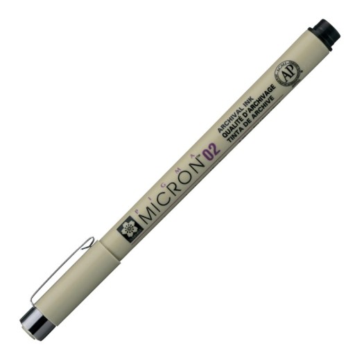 SAKURA Pigma Micron 02 jemná linka (čierna)