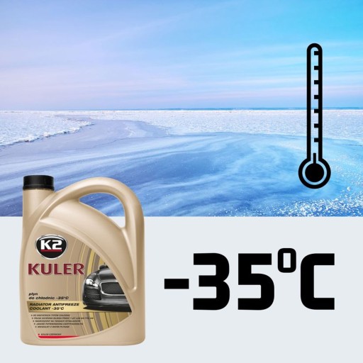 K2 KULER KVAPALINA RADIÁTOROV G12/G12+ ČERVENÁ -35 4L