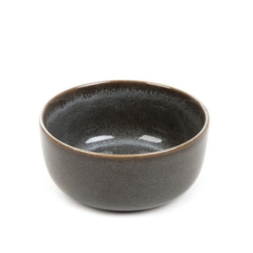 Miska MYSTIC sivá 13 cm z kameniny HOMLA