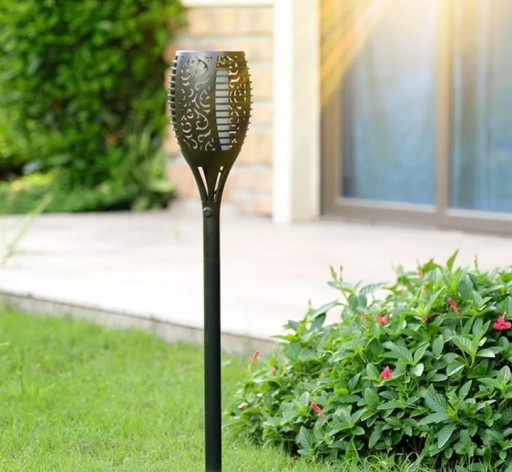 SOLÁRNA LAMPA FLAME LED GARDEN 61CM XXL
