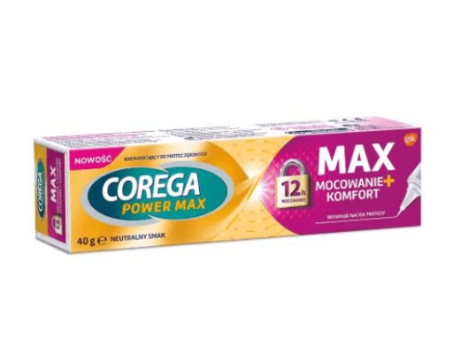 COREGA KRÉM 40G MAX FIXACIA + KOMFORT
