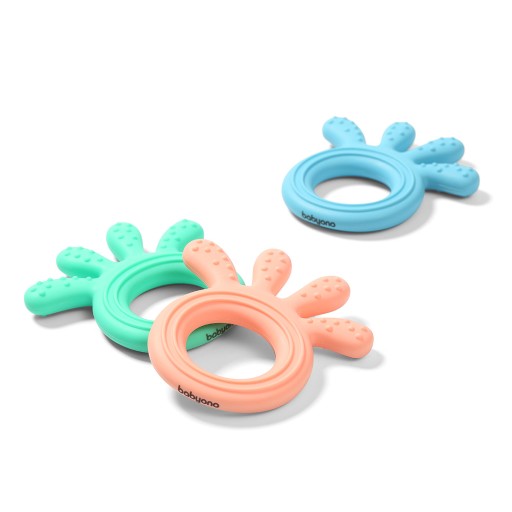 OCTOPUS Babyono silikónové hryzátko 826/02 mint