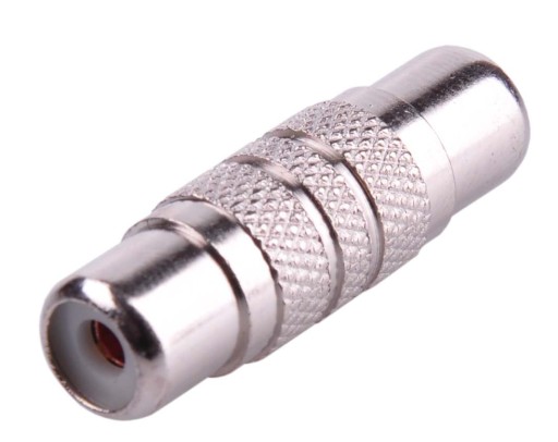 RCA-RCA konektor, kovový prst CK2506