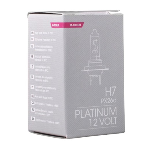 H7 ŽIAROVKA 12V 55W PLATINOVÁ 130% SCHVÁL