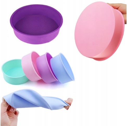 SILIKÓNOVÁ FORMA NA TORTY PIŠKOSOVÝ TORTOVÝ TORT okrúhly 20CM