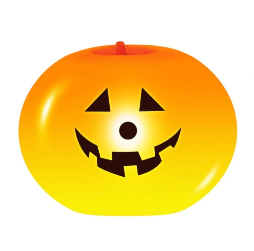 Halloween tekvicový oranžový žiariaci balón