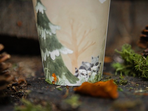 Narodeninové poháre Forest Animals 6 ks 250 ml