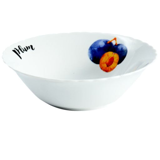 Porcelánová šalátová misa na Slivkový šalát, 18 cm