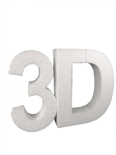 3D PÍSMENA, ČÍSLA, polystyrénová dekorácia, dekorácia