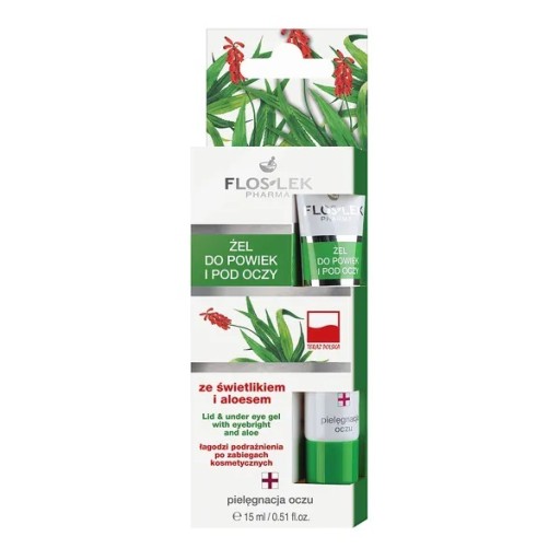 FlosLek očný gél so svetlíkom a aloe 15ml