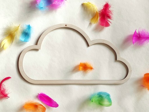 Cloud obruč 30x16 základňa pre macrame lapače snov