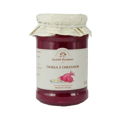 Cvikla S CHRENOM Cvikla DOMÁCI RECEPT 350g Ogródek Dziadunia