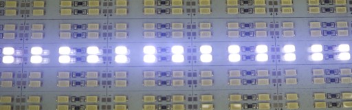 Pás LED pás 5630 studený 144D pevný 30W 50cm