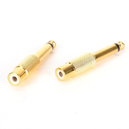 ADAPTÉR KONEKTOR 6.3 RCA CINCH ZÁSUVKA NAKAMICHI
