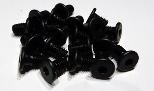 Skrutky M5 30 mm s plochou hlavou (25 ks)
