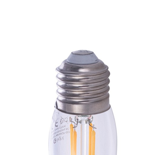 LED FILAMENT E27 žiarovka 4W 4000K Sviečka
