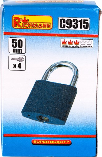 C9315 VISIACI ZÁMOK Z KORONA OCELE
