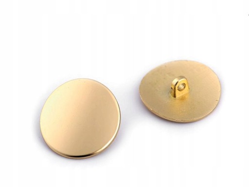 KOVOVÝ gombík, matný kabát, kabátik, 20mm ZLATÝ