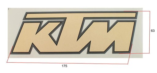 Samolepky obtisky KTM obtisky logo