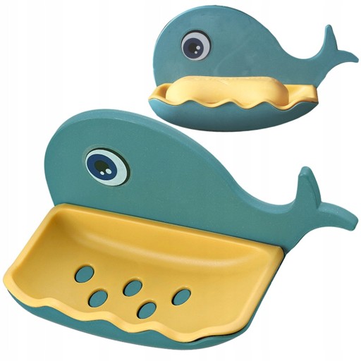 Miska na mydlo pre nádobu na mydlo do kúpeľa WHALE
