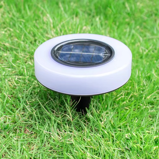 Solárna záhradná lampa zapustená do zeme, biela IP44, dekoratívna