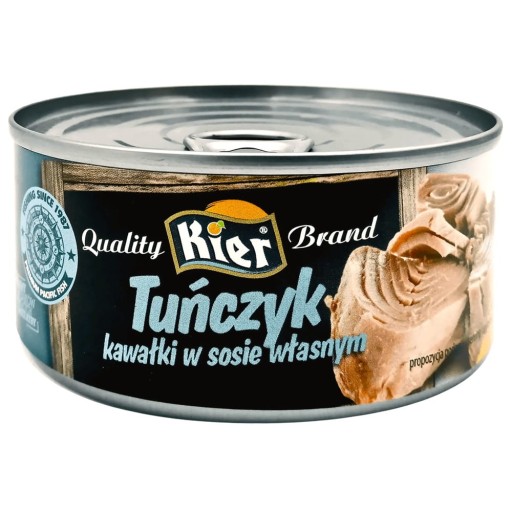 Tuniak vo vlastnej omáčke kúsky Tuniaka vo vlastnej omáčke 0,17 kg 170g KIER