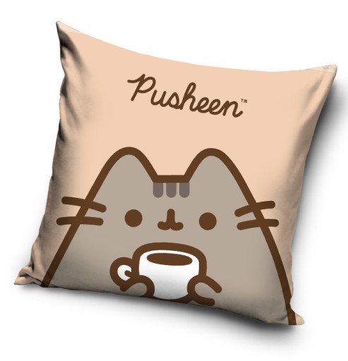 PUSHEEN obliečka na vankúšik 40 x 40 cm Jasiek MAČKA, DETSKÝ