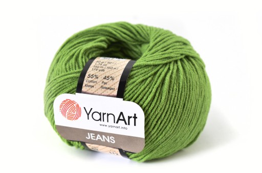 YARNART JEANS priadza 69 zelená
