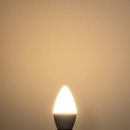 E27 LED žiarovka SVIEČKA 2,5W = 25W 3000K TEPLÁ BIELA CCD SVIEČKA LUMILED
