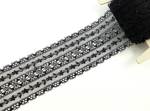 Čipková vložka Stylon 50mm - čierna