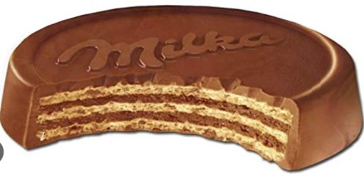 Milka Choco wafle so smotanovou mliečnou čokoládou oblátková tyčinka 1 ks plnená