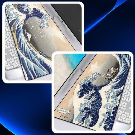VEĽKÁ PODLOŽKA POD MYŠ GREAT WAVE XXL 90x40