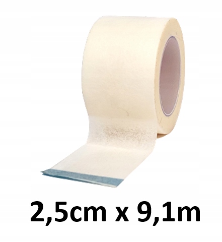 NETKANÉ LEPIDLO, VODEODOLNÉ, HYPOALERGÉNNE, JEMNÁ KOŽA 2,5CM 9,1M