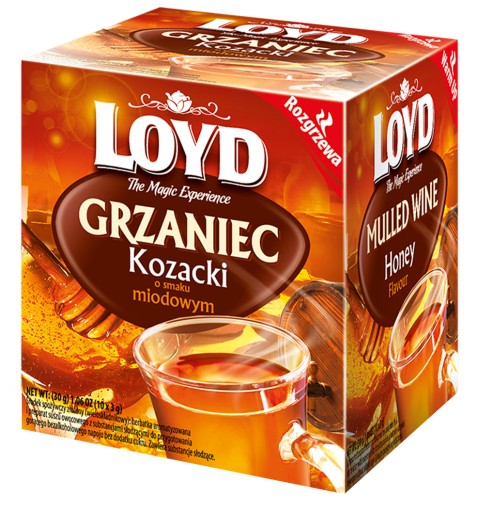 Zimný hrejivý Kozák varený čaj s medom, nealko 10T