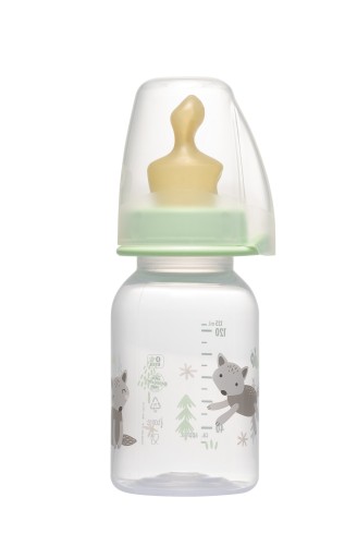 štipka Štandardná fľaša 125 ml, unisex, 0-6m, S latexový cumlík