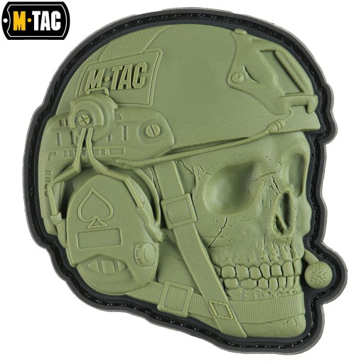 3D OPERÁTOR LEBENÁ NÁPLATA PRILBA FAST PVC M-TAC OLIVE