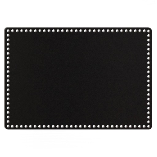 čierny základný košík dno 34x49cm HDF obdĺžnik