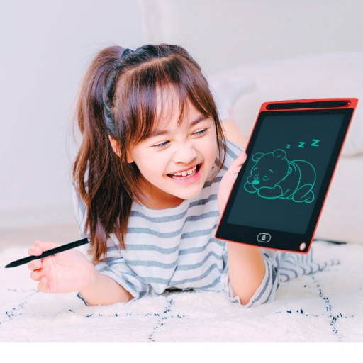 VEĽKÝ GRAFICKÝ TABLET KRESLENIE A PÍSANIE 8,5'' dotykové pero PRE DETI