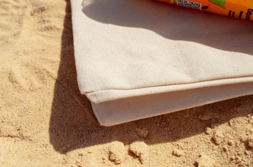 Bavlnená NÁKUPNÁ TAŠKA 45x12x35cm ECRU 280g ECO Veľkokapacitná univerzálna