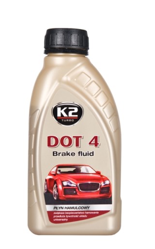 BRZDOVÁ KVAPALINA K2 DOT4 K2 0,5L
