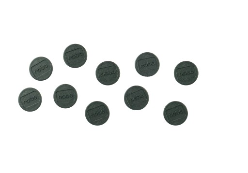 10x magnetická tabuľa Nobo magnet 24mm čierna