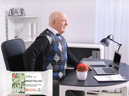 Luba Proctolan vlhčený papier 50 ks s chlopňou