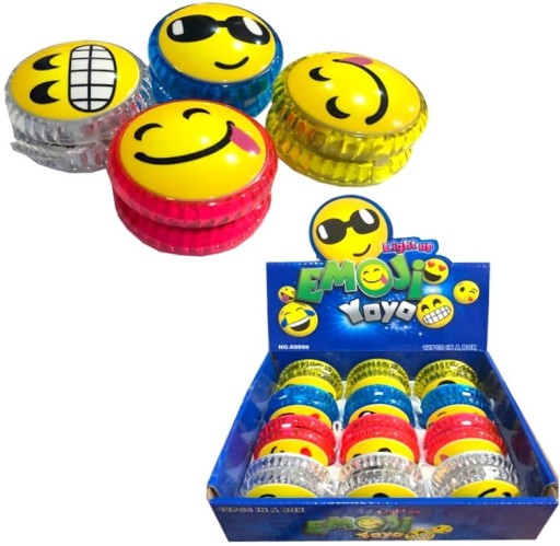 JOJO YO-YO SMILE 5,5CM ARKÁDOVÁ HRA ŽIARENÁ